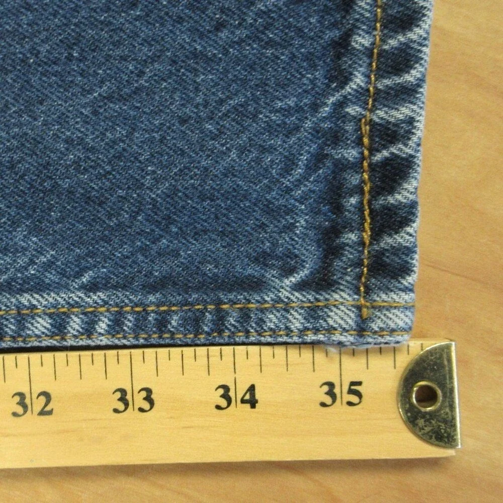 LEVI'S 550 Relaxed Fit VINTAGE Jeans Mens Sz 36x36 Slightly Baggy Y2K Blue Denim